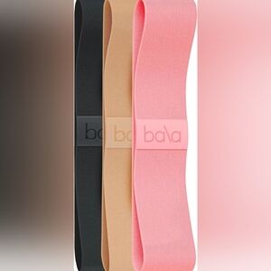 Bala Fitness Bands Trio - Black, Beige, Pink